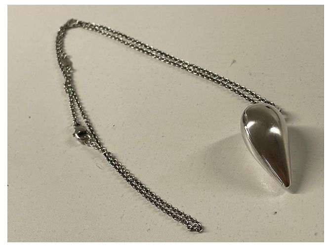 Pendente Cuore Georg Jensen in Argento Silver hardware - vista 9