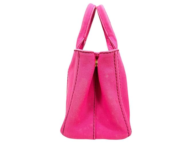 Borsa Prada Canapa Tote SS Rosa - vista 5