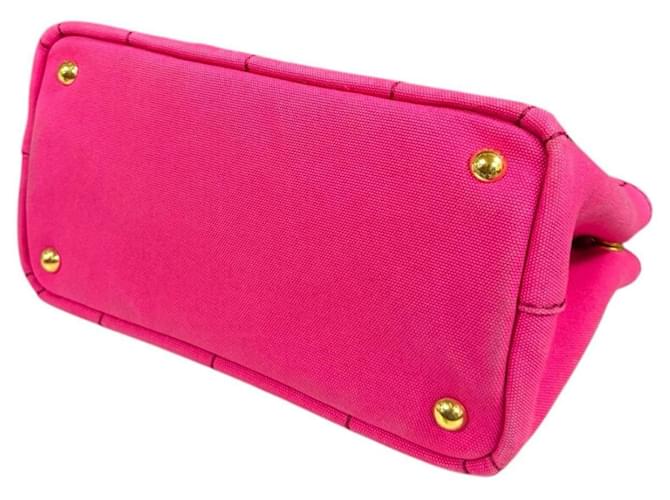 Borsa Prada Canapa Tote SS Rosa - vista 7