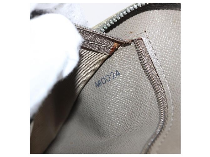 Sac de taille Mage Louis Vuitton en toile Damier Géant Beige - vue 7