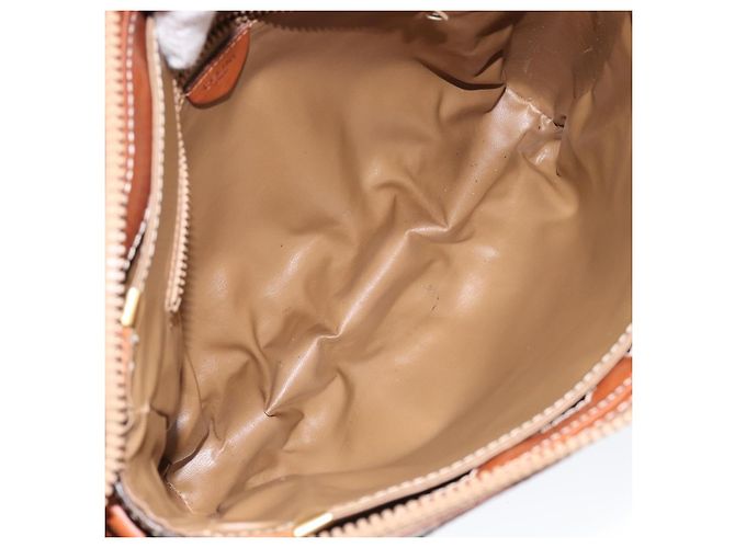 Céline Borsa a Spalla Celine Macadam in Pelle PVC Marrone - vista 5
