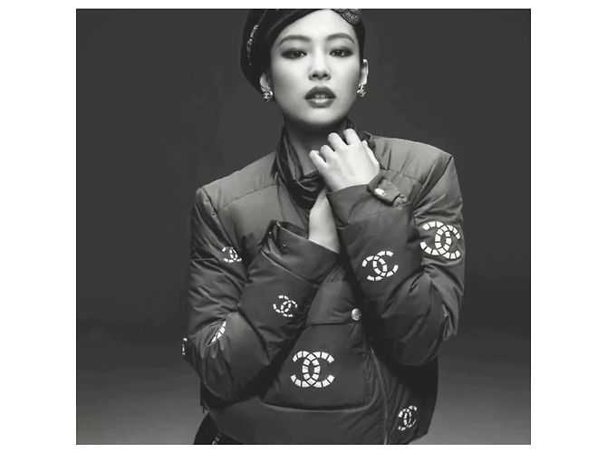 Chanel CC Pufferjacke Coco Neige 2021 Anthrazitgrau - Ansicht 3