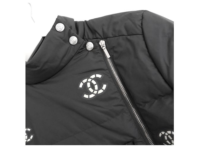 Chanel CC Pufferjacke Coco Neige 2021 Anthrazitgrau - Ansicht 5