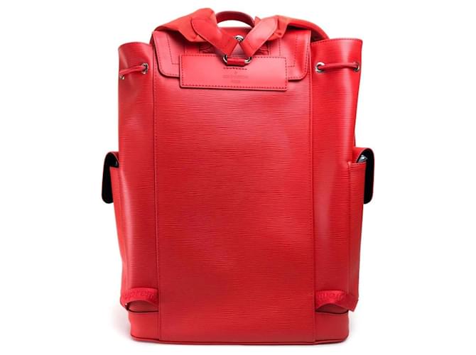 Zaino Christopher PM Epi Louis Vuitton x Supreme Rosso - vista 2