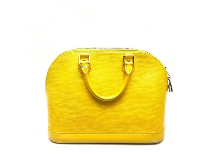 Louis Vuitton Epi Alma PM Tote Bag in Zitronengelb Golden - Ansicht 2