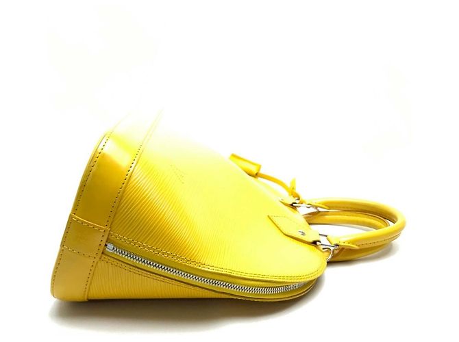 Louis Vuitton Epi Alma PM Tote Bag in Zitronengelb Golden - Ansicht 4
