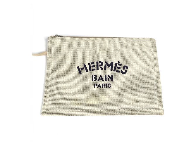 Hermès Mehrfarbige Baumwoll-Tote-Tasche Mehrfarben - Ansicht 12