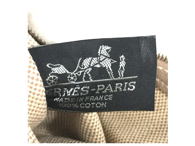 Hermès Mehrfarbige Baumwoll-Tote-Tasche Mehrfarben - Ansicht 15