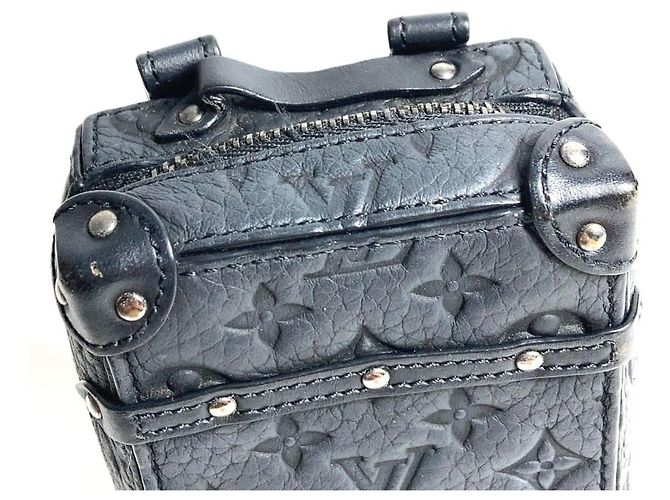 Charm per borsa in pelle nera Louis Vuitton Nero - vista 4