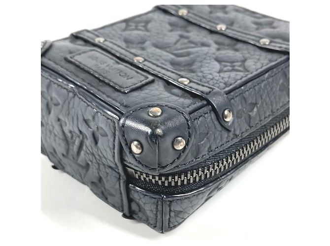 Charm per borsa in pelle nera Louis Vuitton Nero - vista 6