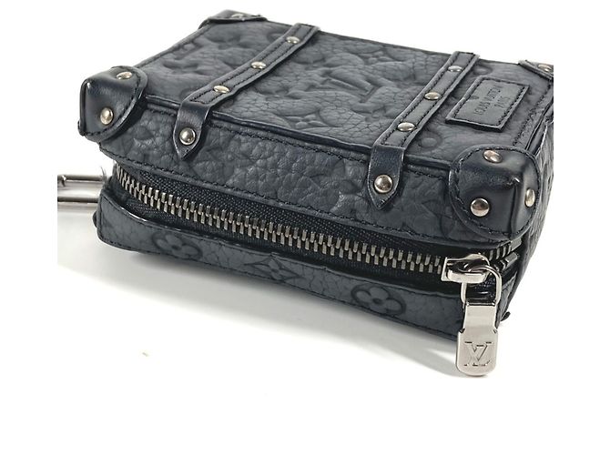 Charm per borsa in pelle nera Louis Vuitton Nero - vista 7
