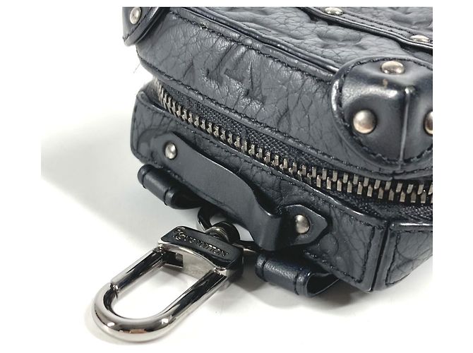 Charm per borsa in pelle nera Louis Vuitton Nero - vista 8