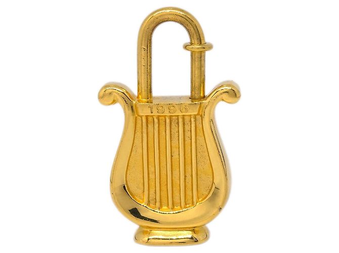 Lucchetto Harp Hermès 1996 Design Metallico Limitato D'oro - vista 2