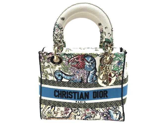 Bolsa de mão 2 em 1 Lady Dior da Christian Dior Multicor - vista 3