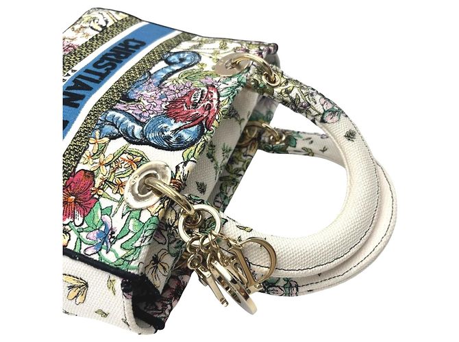 Bolsa de mão 2 em 1 Lady Dior da Christian Dior Multicor - vista 8