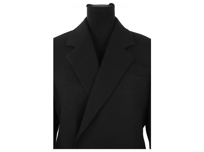 Autre Marque Schwarzer Wollblazer - Ansicht 2