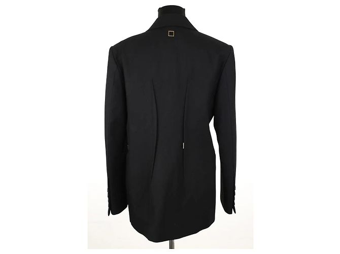 Autre Marque Schwarzer Wollblazer - Ansicht 4