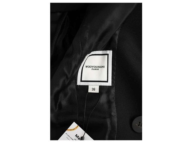 Autre Marque Schwarzer Wollblazer - Ansicht 5
