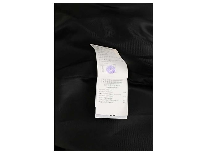 Autre Marque Schwarzer Wollblazer - Ansicht 6