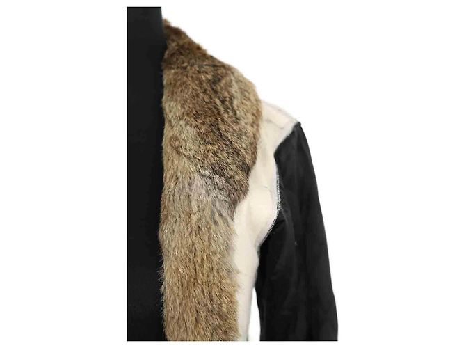 Yves Salomon Braune Pelzjacke - Ansicht 2