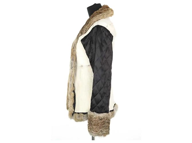 Yves Salomon Braune Pelzjacke - Ansicht 3