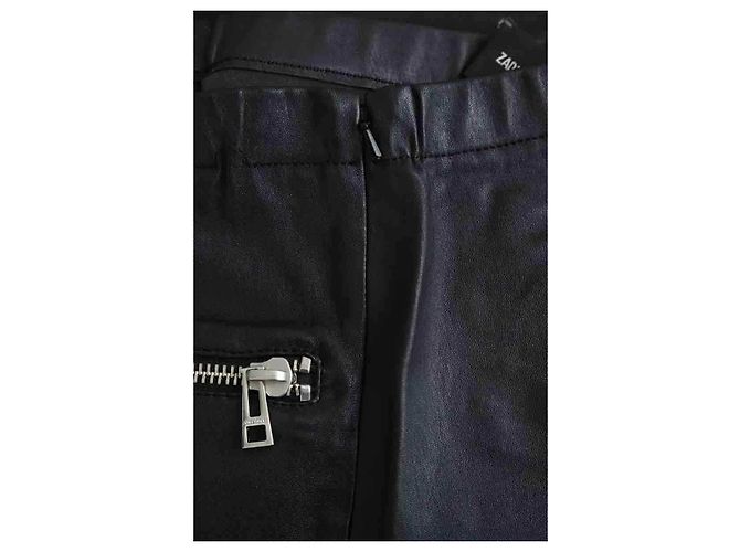 Zadig & Voltaire Black leather leggings - view 6