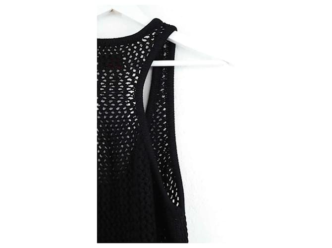 Zadig & Voltaire Vestido de algodón negro - vista 4