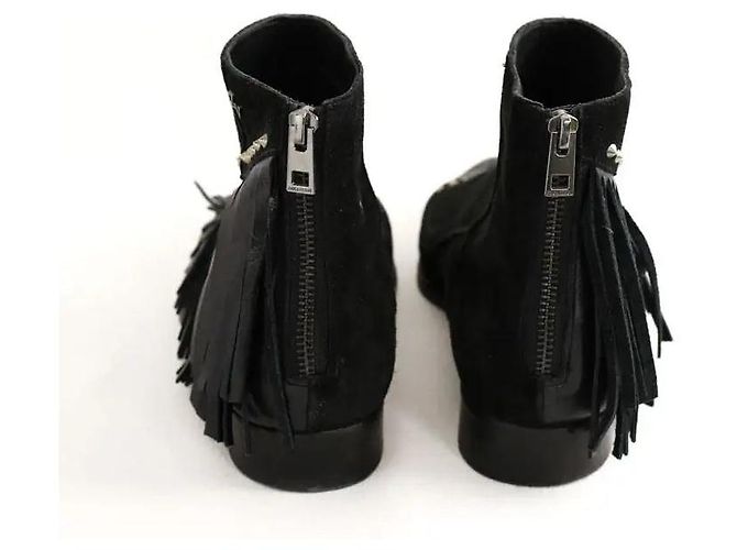 Zadig & Voltaire Botas de ante negro - vista 2