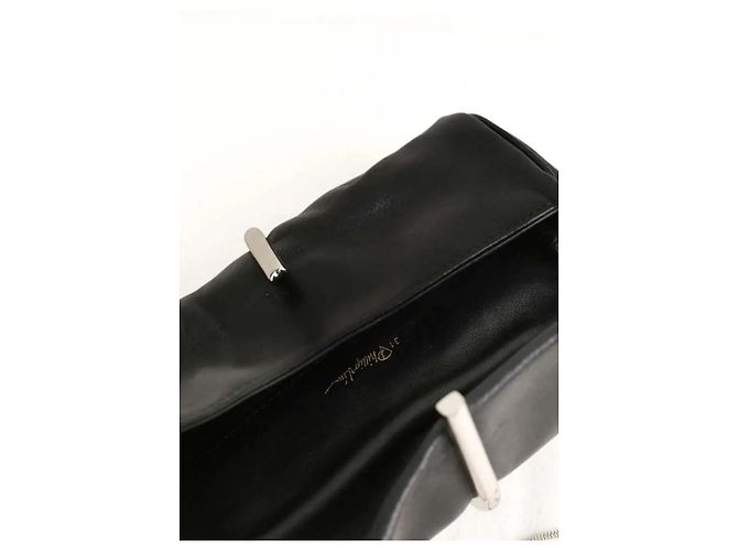 3.1 Phillip Lim Borsa a tracolla in pelle nera Nero - vista 4