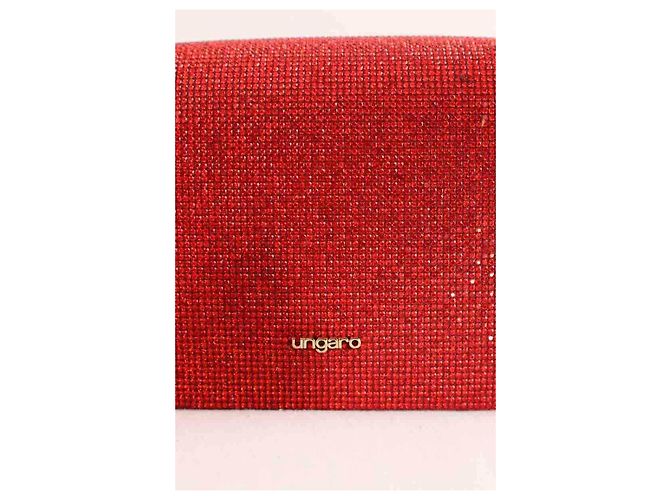 Autre Marque Borsa a tracolla in pelle rossa Rosso - vista 2