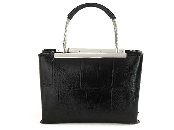 Alexander Wang Borsa in pelle nera Nero - vista 4