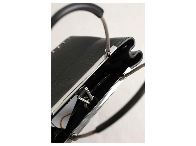 Alexander Wang Borsa in pelle nera Nero - vista 5