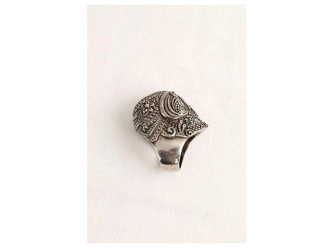 Zadig & Voltaire Silberner Ring Metall Größe 58 - Ansicht 4