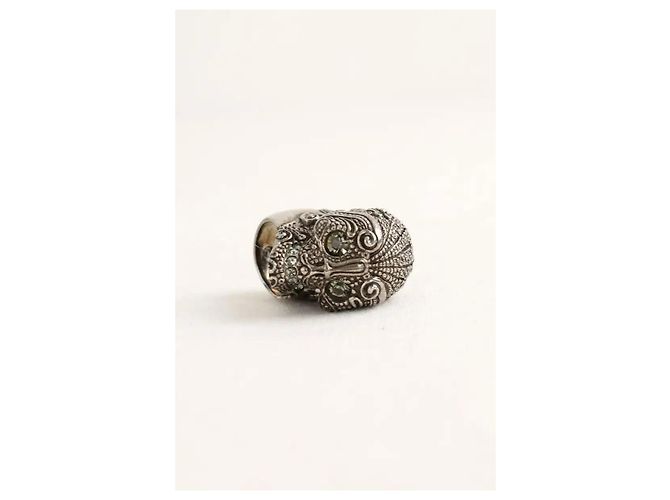 Zadig & Voltaire Silberner Ring Metall Größe 58 - Ansicht 5