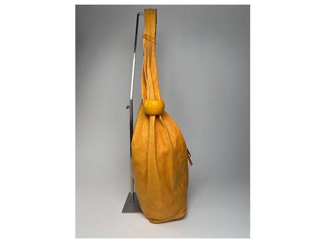 Chloé Vintage Chloe Lederhandtasche Gelb - Ansicht 6