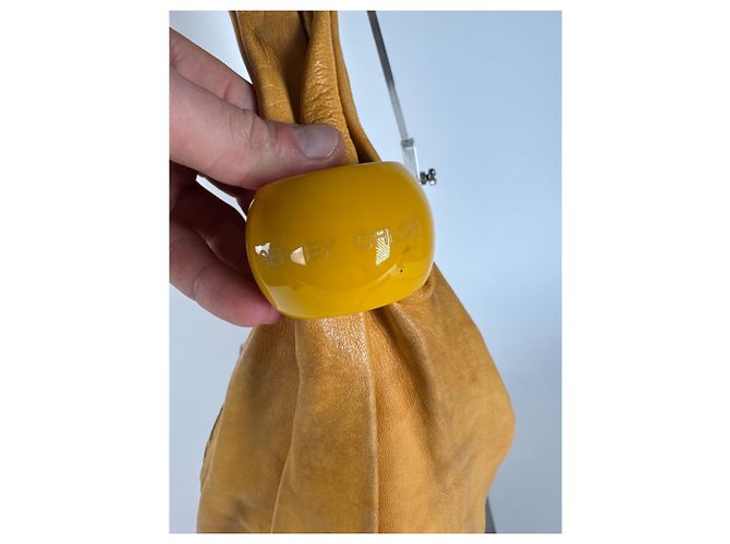 Chloé Vintage Chloe Lederhandtasche Gelb - Ansicht 8