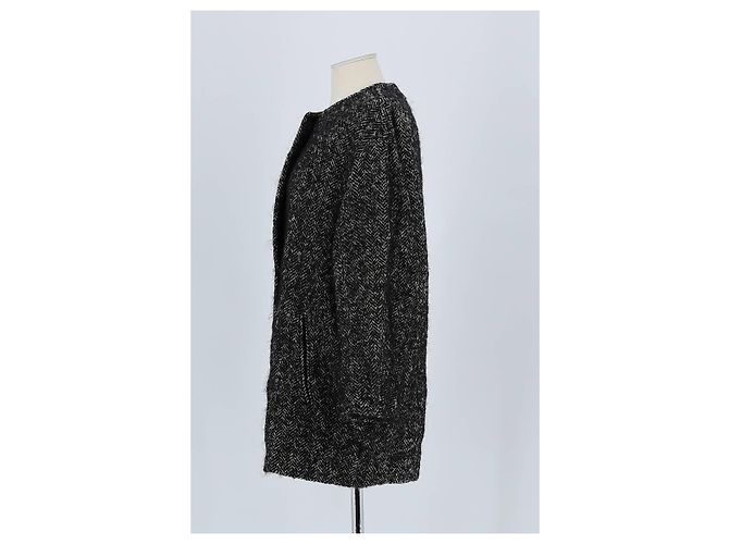 Isabel Marant Abrigo de lana negro - vista 5