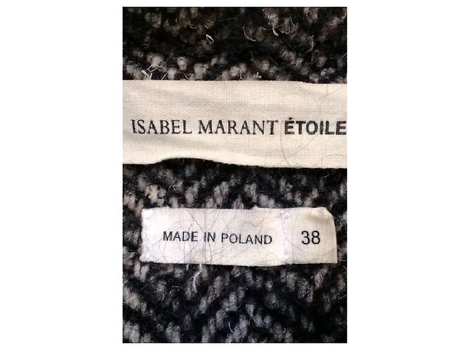 Isabel Marant Abrigo de lana negro - vista 7