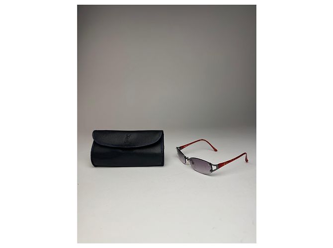 Occhiali da sole vintage Issey Miyake grigio arancione Multicolore - vista 13
