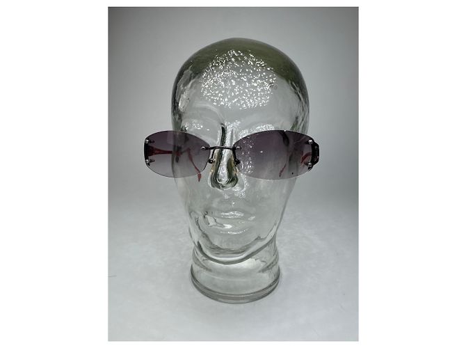 Occhiali da sole vintage Issey Miyake grigio arancione Multicolore - vista 9