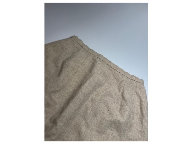 Miss Dior Gonna in lana vintage Dior beige M - vista 5