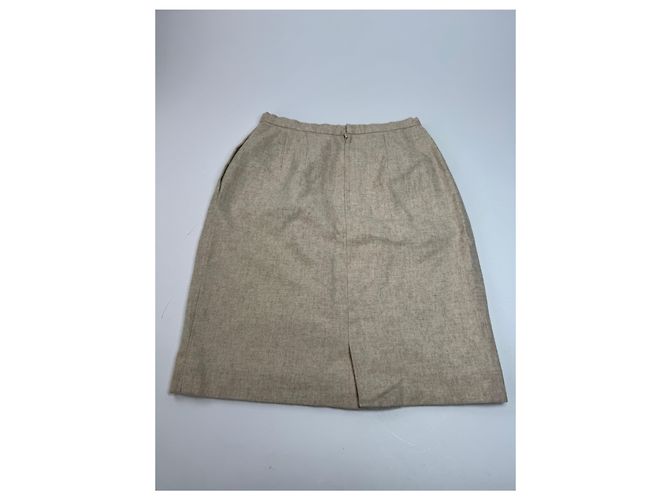 Miss Dior Gonna in lana vintage Dior beige M - vista 8