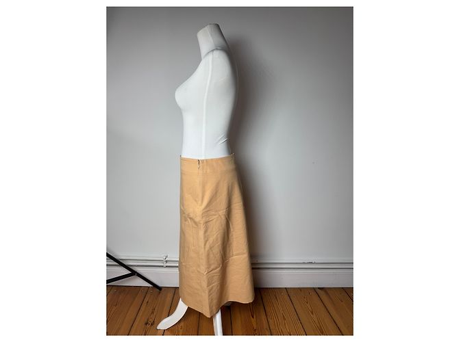 Gonna Vintage Issey Miyake Camel 38/M Cammello - vista 2