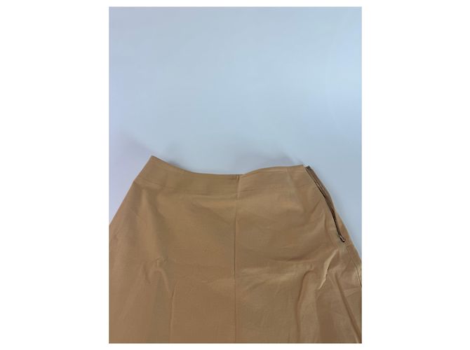Gonna Vintage Issey Miyake Camel 38/M Cammello - vista 7