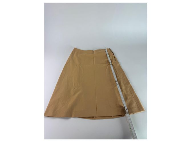 Gonna Vintage Issey Miyake Camel 38/M Cammello - vista 9