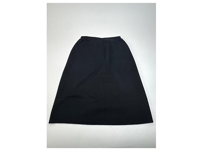 Vintage Givenchy Canvas-Polyester-Rock L Schwarz - Ansicht 4