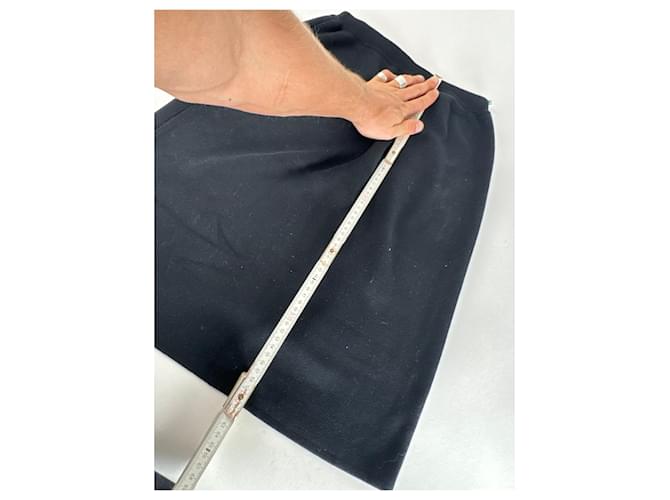 Vintage Givenchy Canvas-Polyester-Rock L Schwarz - Ansicht 8