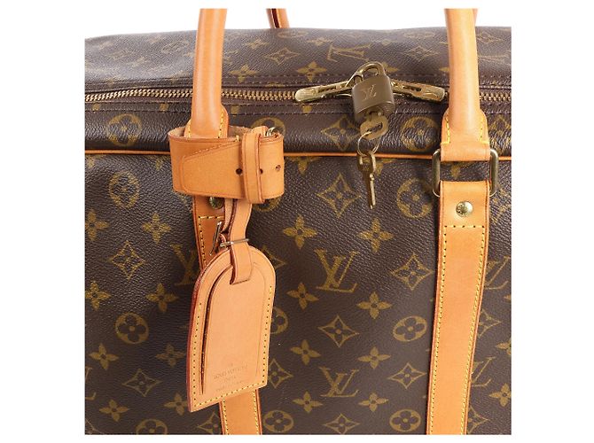 Borsa da Viaggio Louis Vuitton Monogram Canvas Sirius 60 M41402 Marrone - vista 7