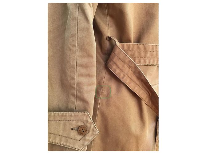 Trench Chanel Marrone in Seta e Cotone - vista 11