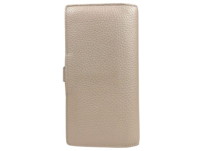 Cartera larga bi-fold Louis Vuitton en beige - vista 2